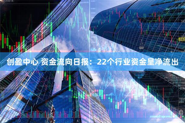 创盈中心 资金流向日报：22个行业资金呈净流出