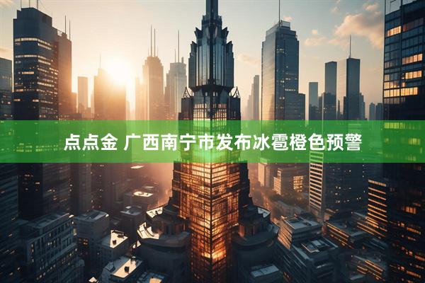 点点金 广西南宁市发布冰雹橙色预警